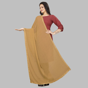ebadat chiffon solid women dupatta