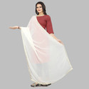 Ebadat Chiffon Solid Women Dupatta