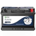 EBL BCI Group 94R Car Battery,12V 80Ah Size H7 Performance Series AGM Battery - High Power 850CCA 140RC, Maintenance-Free & Leakproof Design