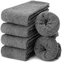 EBMORE Merino Wool Socks for Women Hiking Thermal Warm Winter Thick Boot Cozy Crew Comfy Work Socks for Ladies 5 Pairs