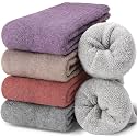 EBMORE Merino Wool Socks for Women Hiking Thermal Warm Winter Thick Boot Cozy Crew Comfy Work Socks for Ladies 5 Pairs