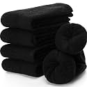 EBMORE Merino Wool Socks for Women Hiking Thermal Warm Winter Thick Boot Cozy Crew Comfy Work Socks for Ladies 5 Pairs