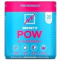 EBOOST POW Natural Pre Workout Powder – 20 Servings - Blue Raspberry - A PreWorkout Supplement for Performance, Joint Mobility Support, Energy - Men and Women - Non-GMO, Gluten-Free, No Creatine