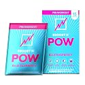 EBOOST POW Natural Pre Workout Powder - 15 Packets, Blue Raspberry - Preworkout Energy Booster Gym Supplement Drink Mix for Men and Women - Performance, Joint Mobility Support - Gluten-Free