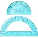 EBOOT 2 Pcs Plastic Protractors