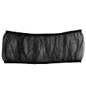 EBTOOLS Bird Cage Cover, Large Size Seed Catcher Guard Net Cover Stretchy Form Fitting Mesh Skirt Cover for Parrot Enclosures(Black)