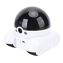 EBTOOLS Movable Pet Camera, 1080P Dual Lens Rotatable Indoor Security Camera with 2-Way Talk, Motion Detection, App Control, Auto Recharge, for Pets, Elderly, Home Security