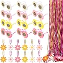 Ecally 24 Pcs Halloween Groovy Sunflower Party Favors Decor