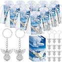 Ecally 40 Set Funeral Favors for Guest, Memorial Keychains, Classic Style