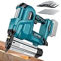 Ecarke 2" Brad Nailer Cordless Stapler Compatible with Makita 18V, 2 in 1 Electric Nail Gun/Staple Gun with 18GA Nails/Staples, Battery Power Nail Gun for Trim Wood Crafting Carpentry DIY, Tool only