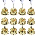 Ecation Sports Awards Medals with Neck Ribbons, 2''