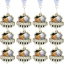 Ecation Sports Awards Medals with Neck Ribbons, 2''