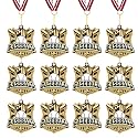 Ecation Sports Awards Medals with Neck Ribbons, 2''