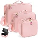 Eccliy Locking Adult Game Toy Storage Box Case, 10.2 x 9 x 4 Inches, Pink
