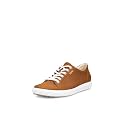 ECCO Women's Soft 7 Sneaker, Camel, 4-4.5