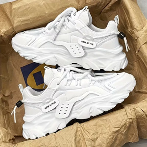 Echor Mens White Sneakers- Casual Shoes for