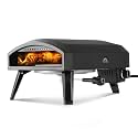 EchoSmile 12'' Gas Outdoor Pizza Oven, Propane Pizza Cooker 950°F, Black
