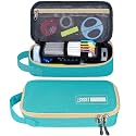 ECHSRT Large Pencil Case, Aesthetic Pen Pouch with Big Capacity, Minimalist Portable Stationery Bag with Handle for Office Organizer Aesthetic Pencil Cases
