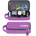 ECHSRT Large Pencil Case, Aesthetic Pen Pouch with Big Capacity, Minimalist Portable Stationery Bag with Handle for Office Organizer Aesthetic Pencil Cases