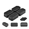 EclatBain Rectangular Adjustable Bed Risers 1.5 Inch, 4000 lbs, 4 Pack