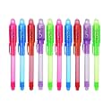 Eclet 10 Pcs Invisible Pen Set for Kids, Secret Message Magic Ink Pen with UV Light, Fun Spy Writing Pen for School, Party, Return Gift & Stationery Use - TR