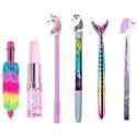 Eclet 6-Piece Combo Pack of Pens – Multicolor Stationery Set for Kids | Smooth Writing Pens for School & Daily Use - WE
