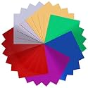 Eclet Neon Origami Paper 15 cm X 15 cm Pack of 100 Sheets (10 sheet x 10 color) Fluorescent Color Both Side Coloured For Origami, Scrapbooking, Project Work.48