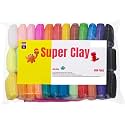 Eclet (Pack of 12) Air Dry Clay, Colorful Children Soft Clay, Creative Art Crafts, Gifts for Kids-Multi Color. Non-Toxic Modeling Magic Fluffy Foam Bouncing Clay Putty Kit for Kids with Tools .132