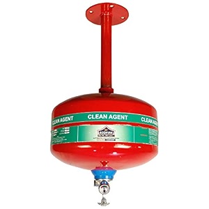 eco fire premium clean agent automatic modular type fire extinguisher with mount hook and how to use instruction manual capacity-5 kg