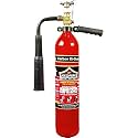 ECO FIRE Premium CO2 Type Fire Extinguisher ISI Mark with Wall Mount Hook and How to use Instruction Manual for Home, Kitchen, Office, School and Industrial Use is:15683 Capacity-2 kg
