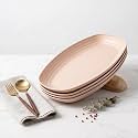 Eco Friendly Dinner Plates Set of 4