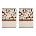 Eco-Friendly Jute File Folder | Handcrafted Document Folder with Button Closure | Reusable Office &amp; Conference File Holder (Jute Chain White)