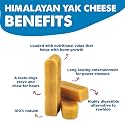 Himalayan Yak Cheese Chews Small 35Grams x 3 Pieces, Stick, dogs