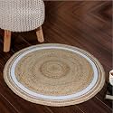 ECO SENSE Jute Braided Round Rugs Bohemian