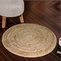 ECO SENSE Jute Braided Round Rugs Bohemian