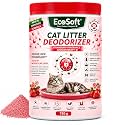 Eco Soft Cat Litter Deodorizer 750gms | Strawberry Fragrance | Odour Eliminating Powder | Suitable for All Types of Litter | Long Lasting Odour Control | Strong Cat Urine Smell Remover | Aromatherapy