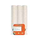 ECO SOUL [250 ml, 25 Count] Disposable White Paper Cups| Plastic-Free Aqueous Coated | Eco-Friendly &amp; Biodegradable Cups | Use &amp; Throw Party Glasses | Ideal for Tea, Coffee &amp; Water | 250 GSM