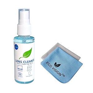 1premium lens cleaner with 2 premium microfiber cloth100 ml alcohol free  effective lens cleaner for spectacles sunglasses screenlaptop camera glass etc 1