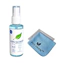 1Premium Lens Cleaner with 2 Premium Microfiber Cloth(100 ml) |Alcohol Free | Effective Lens Cleaner for Spectacles, Sunglasses, Screen,Laptop, Camera Glass etc (1)