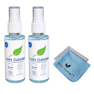 2 premium lens cleaner with 2 premium microfiber cloth200 ml alcohol free  effective lens cleaner for spectacles sunglasses screenlaptop camera glass etc
