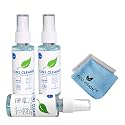 3 Premium Lens Cleaner with 2 Premium Microfiber Cloth(300ml) |Alcohol Free | Effective Lens Cleaner for Spectacles, Sunglasses, Screen,Laptop, Camera Glass etc