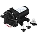 ECO-WORTHY 55-Series 12V Sprayer Pump 6.5GPM 70PSI High Pressure RV Water Transfer Pump 12 Volt with Heavy Duty Pressure Switch On Demand for Boats Car Washing Agricultural Irrigation