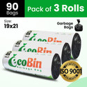EcoBin Eco-Friendly Medium Garbage Bags 19x21 90
