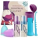 Menstrual Cups, Period Cup for Women, Menstrual Cup Cleaner &amp; Applicator