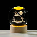 ECOBSY Dolphin 3D Crystal Ball Night Light