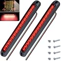 ecocstm 2PCS Led Trailer Tail Light, 10 Inch 15 Red Led Brake Lights Strip