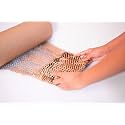 EcoCushion® Paper Bubble Wrap | 100M x 12" Roll | Brown | Ecofriendly bubble wrap | Expandable upto 150M | Honeycomb design