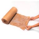 Ecocushion Paper Roll | 100M X 15" Roll | Ecofriendly Honeycomb Design Bubble Wrap | Expandable Up To 150M | Brown