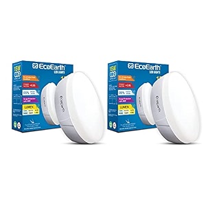 ecoearth uno led surface down light pack of 2 cool white 15 watt
