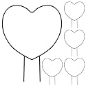 ecofynd 5 Pack Black Iron Garden Metal